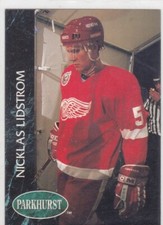 92/93 PARKHURST..NICKLAS LIDSTROM..CARD # 42..RED WINGS..FREE COMBINED SHIPPING