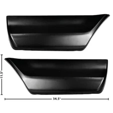 1973~79 Ford Pickup Truck Bedside Rear Lower Section Pair Right & Left Dynacorn