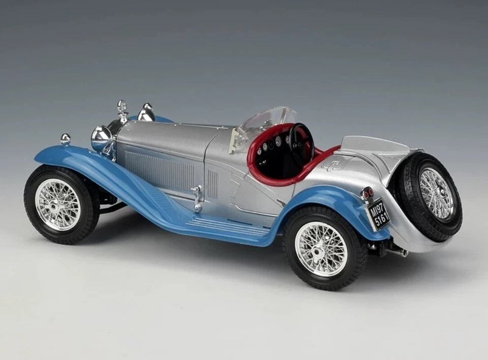 Escala 1:18 1932 Alfa Romeo 8C 2300 Spider Touring Car Modelo Juguetes Adorno REGALO Foto 4 de 4