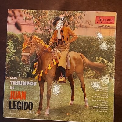 Los Triunfos De Juan Legido Vol. II VINYL LP ALBUM ORFEON RECORDS DOCE CASCABELE