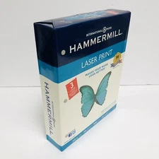 Hammermill 8-1/2 x 11  3-HOLE PUNCH COPY PAPER  24 lb. 500 Sheets 98 Brightness