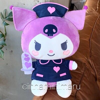 BIG Kuromi Sanrio My Melody Cute Injection Nurse Kawaii Plush Doll Toreba Japan | eBay