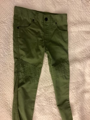 Mossimo Boy's Size 4 Green Straight Fit Pants W/ Pockets and Reinforced Knee