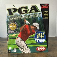 Rare Vintage PGA Championship Golf 1999 PC, 1999 BIG BOX New Factory Sealed