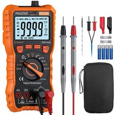 Digital Multimeter 6000 Counts - Autoranging Multi Tester NCV Detector DC AC ...