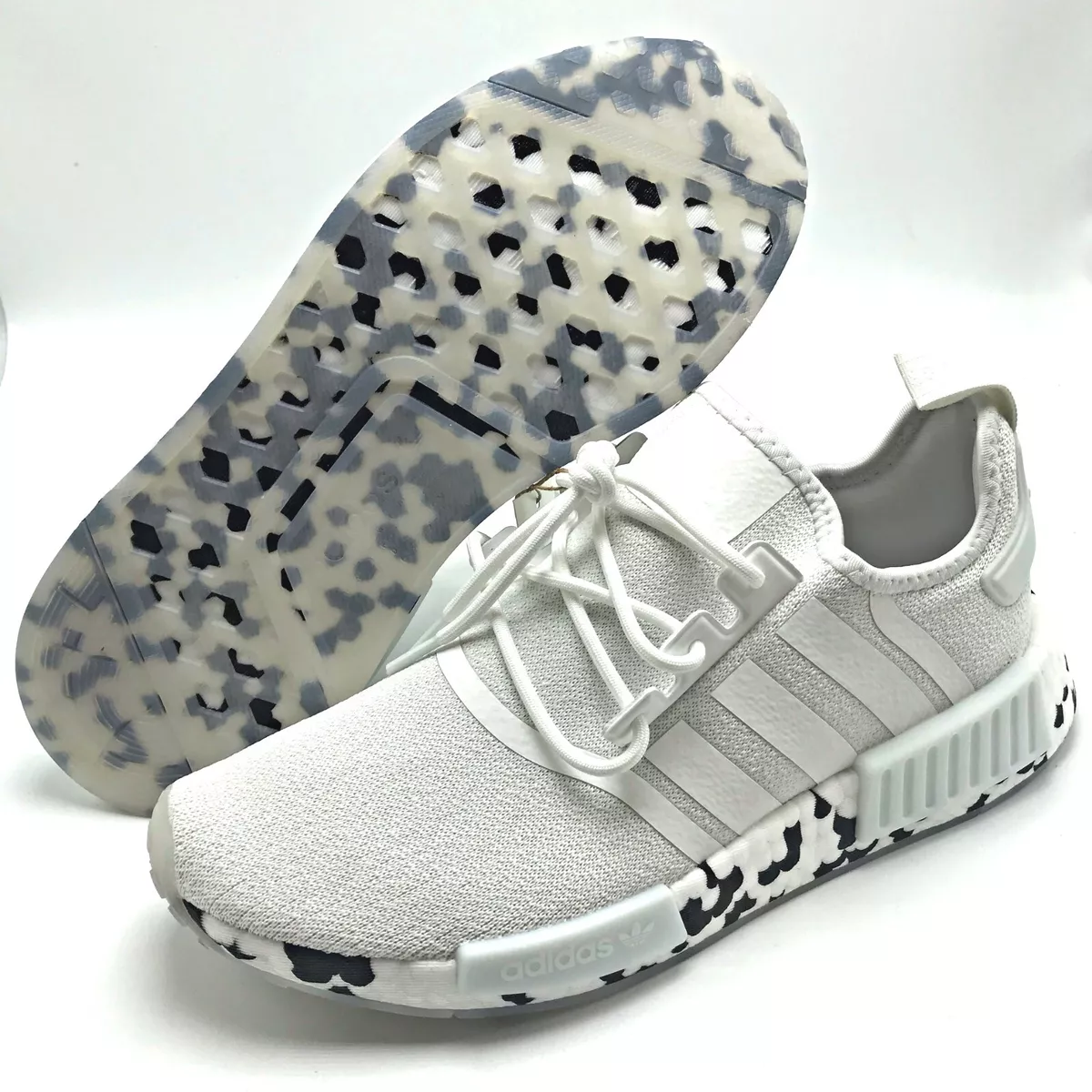 ADIDAS Originals NMD R1 White Speckled Camo Sole GZ4307 Men's sz 8.5-10.5 |  eBay