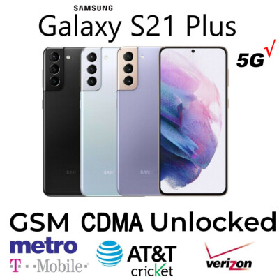 NEW Samsung Galaxy S21+ S21 Plus 5G 128GB G996U1 Verizon AT&T T-Mobile Unlocked