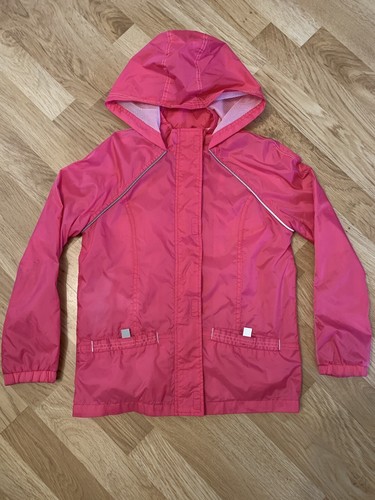 DEBENHAMS Girls' Pink Hooded Rain Coat 