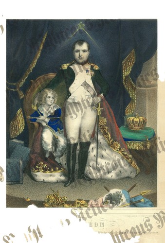 Assiette Ancienne Napoléon – Faïence Boch La Louvière, 18 Février 1814