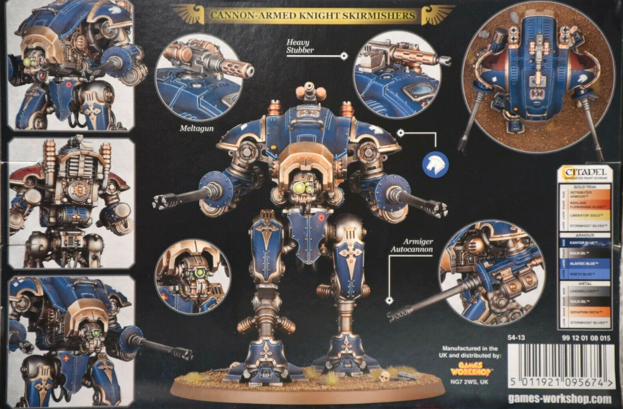 Pezzi Per Modellini Citadel Bits Per Imperial Knights - Braccia E Armi Per Armiger Helverin E Warglaives, Warhammer 40K Pezzi Sciolti Warhammer Imperial Knights