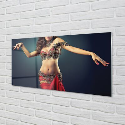 Tulup Acrylglas 100x50 Wandkunst Frau tanzen