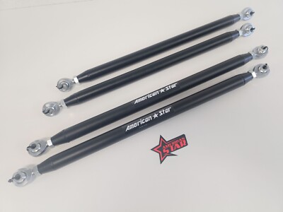 American Star 4130 Chromoly Polaris RZR  XP 4 1000 Rear Radius Rods/Bars 18-25*