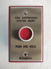 SIMPLEX 2080-9057 ABORT SWITCH W/LAMP SURFACE MOUNT