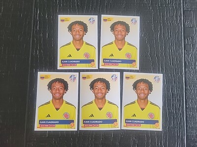5 X 2024 Panini Copa America USA Album Sticker Juan Cuadrado Colombia COL17
