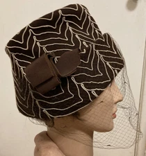 Vintage PINEHURST Fifth Avenue New York Women’s Hat 22.5” Strawbridge & Clothier