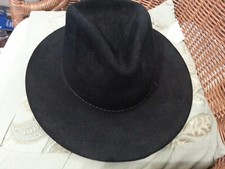 STETSON Gun Club JOHN STETSON CO.4 X 59 7 3/8 LONG OVAL F2161 GATES BLACK