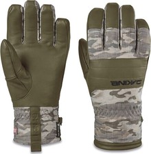 DAKINE BARON Gore-Tex Snow Gloves - Vintage Camo/Black - Medium - NWT