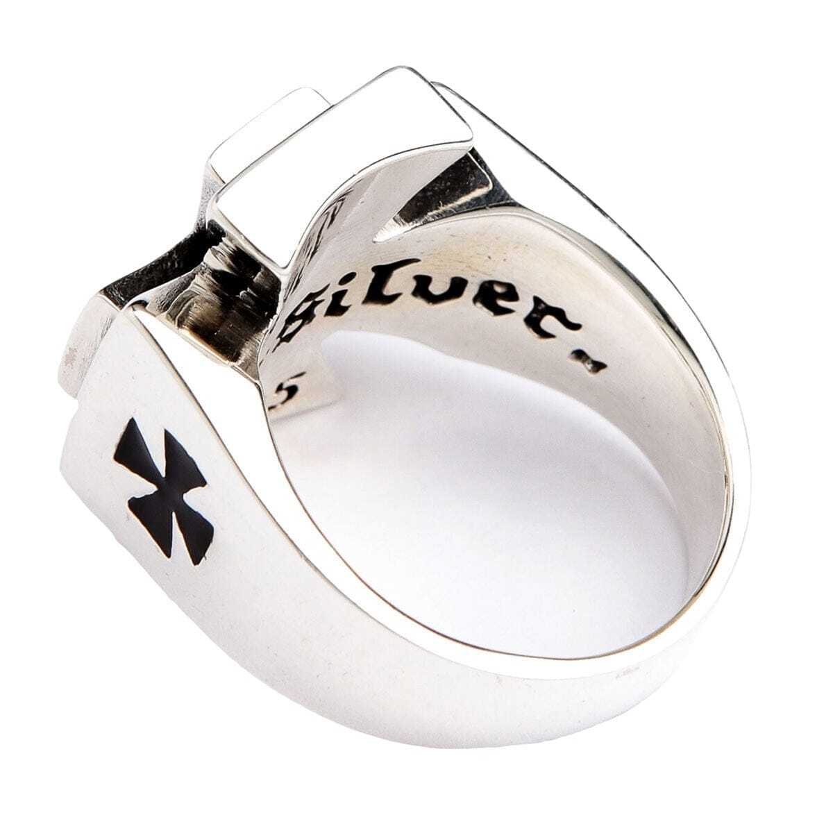 Solid 925 Sterling Silver Men's Iron Cross Biker Ring | eBay Solid 925 Sterling Silver Men's Iron Cross Biker Ring | eBay