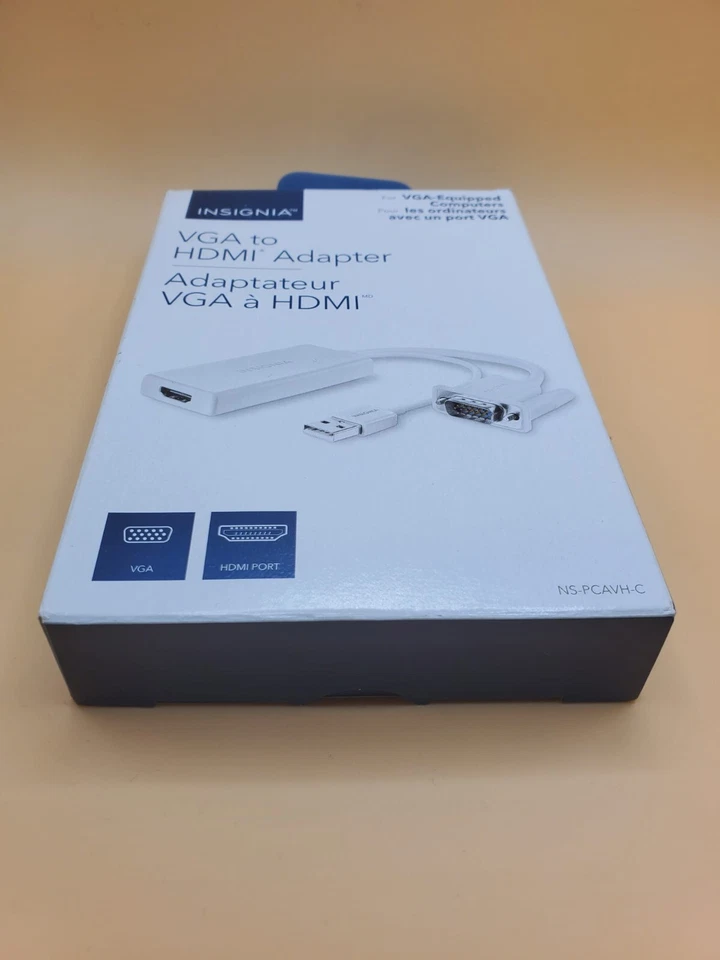 ADAPTADOR INSIGNIA VGA (MACHO) A HDMI (HEMBRA) - NS-PCAVH-C Foto 3 de 3