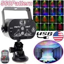 1024Pattern Laser Projector LED Stage Light RGB Disco DJ KTV Show Party Lighting
