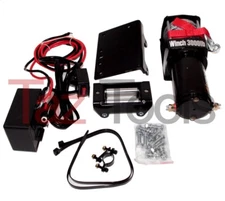 Power Winch 12v 3000 lb Capacity Power Cable atv Winch  12 volt Recovery Towing