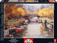 Educa 1000 jigsaw puzzle. Autumn in Goksu, Istanbul: Ayhan Turker. New