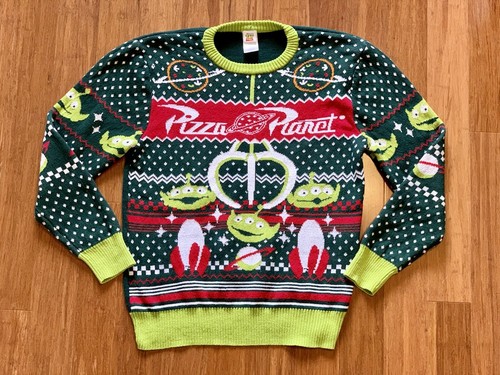 pizza planet christmas sweater