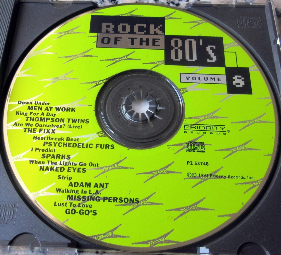 Sparks Adam Ant Fixx Psychedelic Furs Go-Go's Naked Eyes Men At Work RARE 80s CD Foto 2 de 2