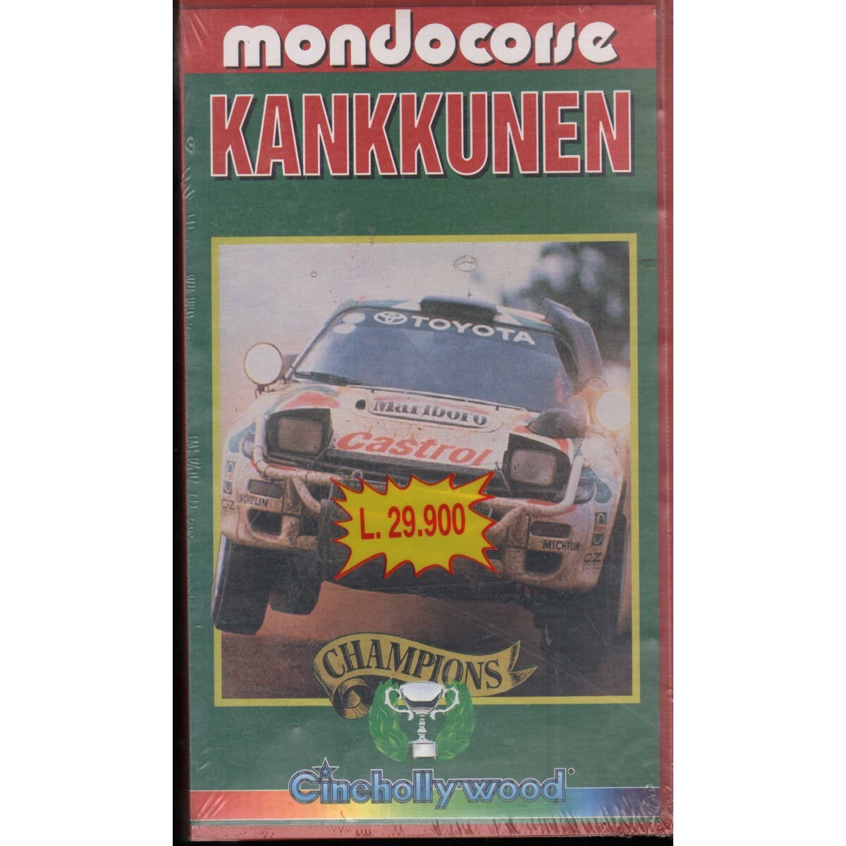 Kankkunen, Champions VHS Mondocorse Univideo - CHV8306 Sealed