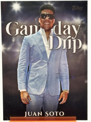 2025 Topps Series 1 - Game Day Drip Juan Soto #GD-11