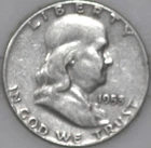 * 1953-P Franklin Half Dollar 90% Silver As Shown