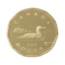 2004 Canada $1 Loon Proof