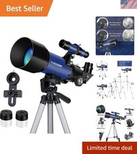 Kids Telescope 70mm Aperture 400mm Astronomical Refracting Travel Telescopes