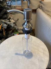 Brushed Nickel Soap Dispenser for Kitchen Sink