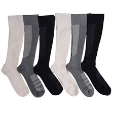 Tommie Copper 6 Pack SnugStay OTC Compression Socks - Basic Medium