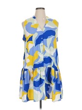 Nine West Women Blue Casual Dress XL