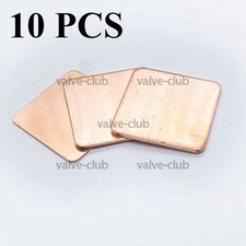 10PCS Heatsink Laptop CPU Thermal Cooling Shim 0.1-3mm Thickness 15x15mm Copper