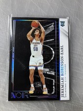 2021-22 Panini Noir #162 Jeremiah Robinson-Earl Holo Silver #/35