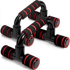 Ergonomic Push Up Bars 2 Pack - Portable Push Up Handles for Men Women