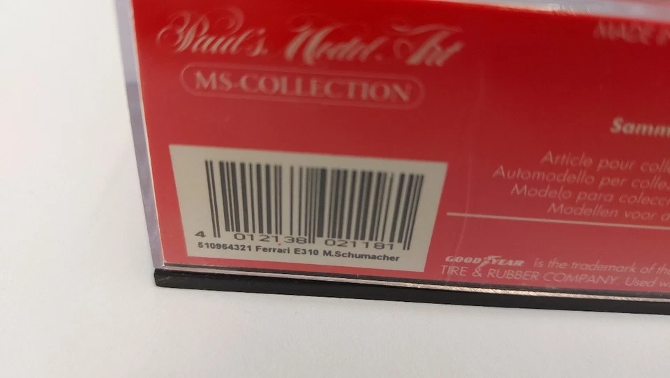 1:43 Minichamps Ferrari F310/2 - M. Schumacher Col. Nr 31 - Bild 3 von 3