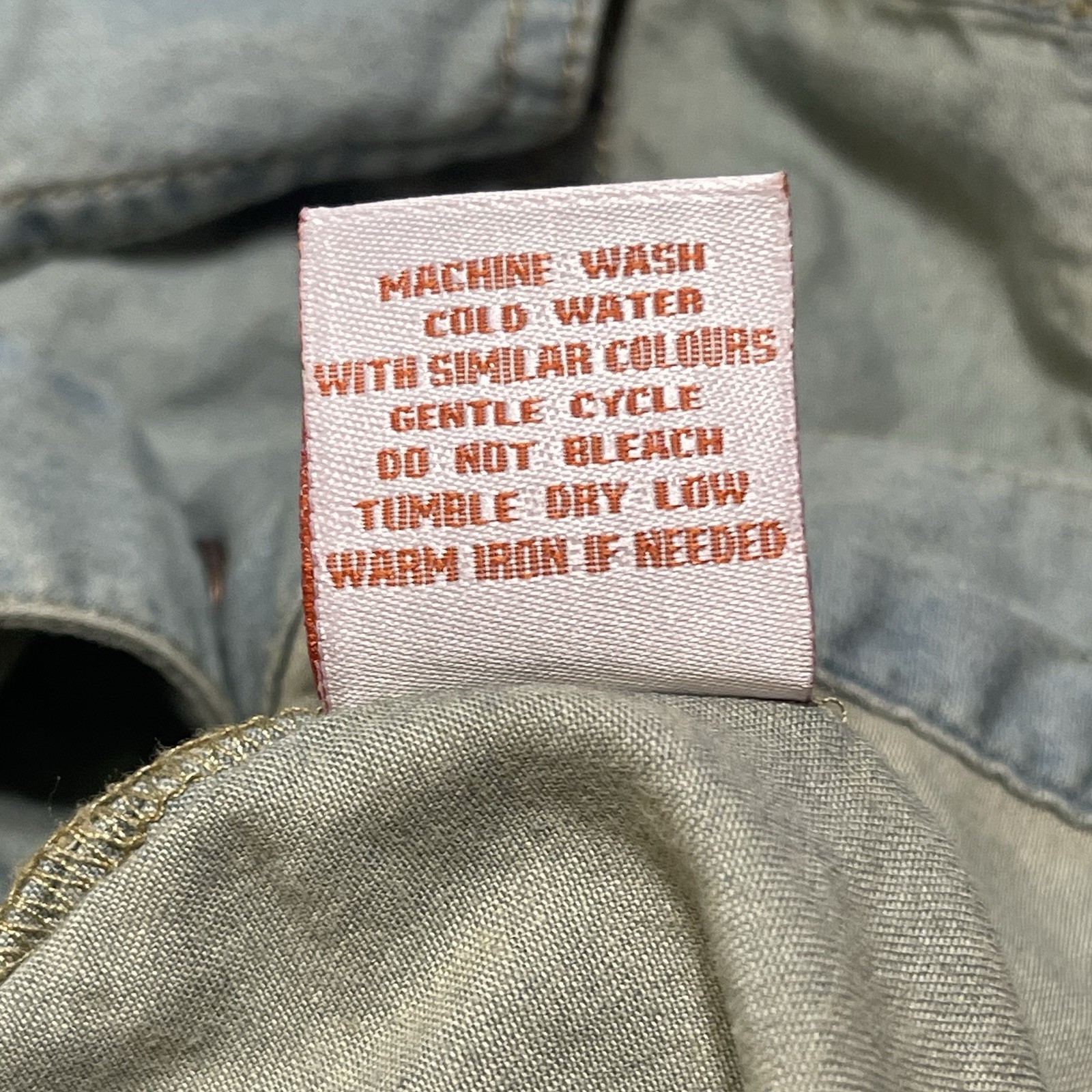 Vertical Robert Comstock Demin Button Down Shirt … - image 6