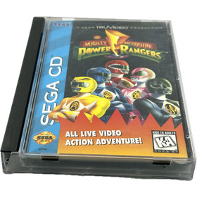 Mighty Morphin Power Rangers Sega CD 1995 CIB w Registration Card