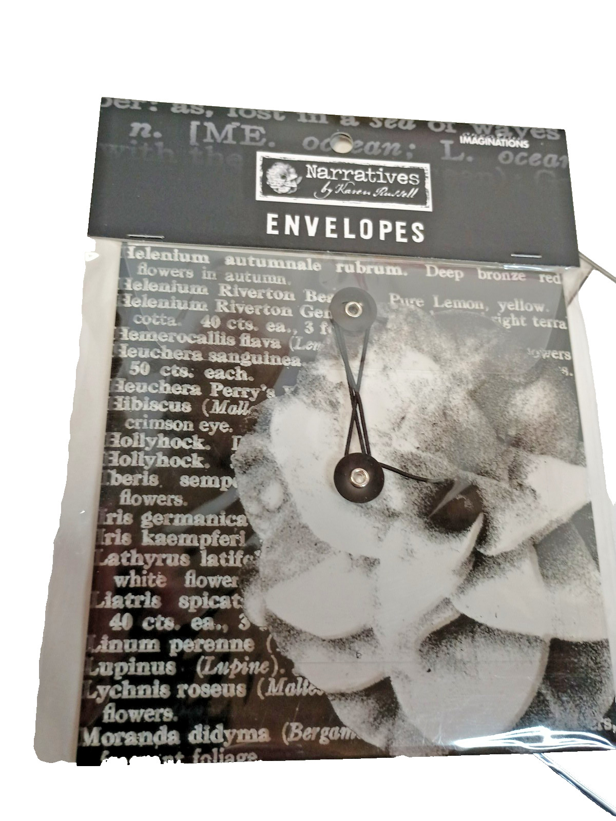 2 Narratives Karen Russell Envelopes Black White Writing Creative Imaginations