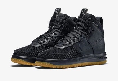 Nike Lunar Force 1 Duckboot Black Boots Waterproof 805899-003 MEN'S SIZE 8.5