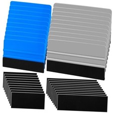 20 Pack Vinyl Wrap Squeegee 4 Inch / 6 Inch Felt Edge Squeegee Window Film