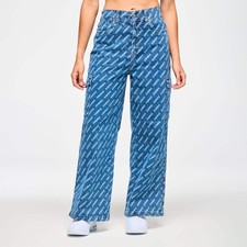 Blue Jean Baggy Denim Cargo Pants - Denim Z1B000594