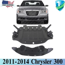 New Front & Center Engine Splash Shield For 2011-2014 Chrysler 300