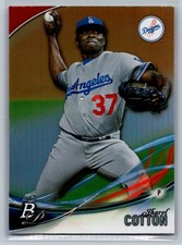 2016 Bowman Platinum #TP-JC Jharel Cotton Top Prospects *ZC