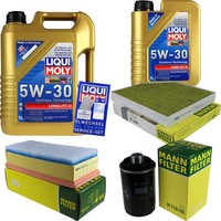 Inspektionspaket 6L Liqui Moly Longlife 5W-30 FüR Audi A4 Avant 1.8 Tfsi 2.0
