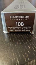 KENRA COLOR PERMANENT Hair Color Creme 10B Extra Light Blonde Brown Beige 3oz